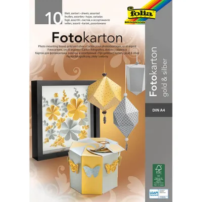 Produktbild von Folia 611, Gold, Silber, 10 Blätter