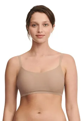 Produktbild von Chantelle Damen Softstretch Bustier mit U-Ausschnitt BH, Undurchsichtige, Coffee