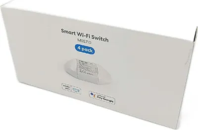 Produktbild von meross Schalter Universal WiFi Switch Fernbedienung Smart Home elektrische Haushaltsgeräte 2400 W 4 Stücke Homeautomation