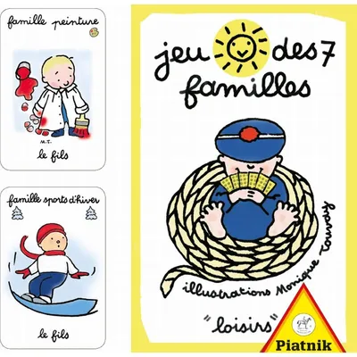 Zdjęcie produktu dla Piatnik 4883 – Gra karciana "7 Familien"