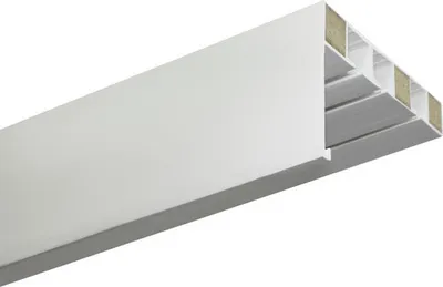 Produktbild von Vorhangschiene mit Blende P2Ü weiß 3-läufig 300 cm