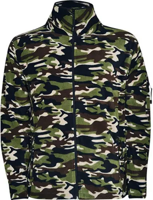 Produktbild von Roly SM1195 | Herren Luciane Microfleece Jacket - Farbe: Camouflage Forest 232 - Größe: 3XL