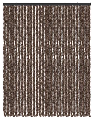 Productafbeelding van Fluwelen gordijn, afmetingen: 56x185 cm, 140x220 cm, 120x220 cm - Kleuren: beige, bruin - Verkrijgbaar via eBay en Marktplaats