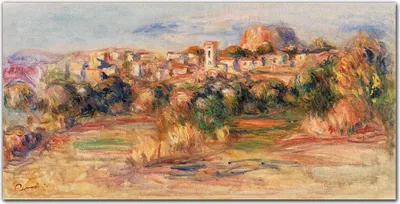 Produktbild von Coloray Küchenrückwand 140x70 Spritzschutz aus Glas - Stadtansicht Wald Himmel