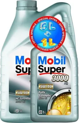 Produktbild von MOBIL Synthetisches Motorenöl S3000 - 5W40 - 5+1 l