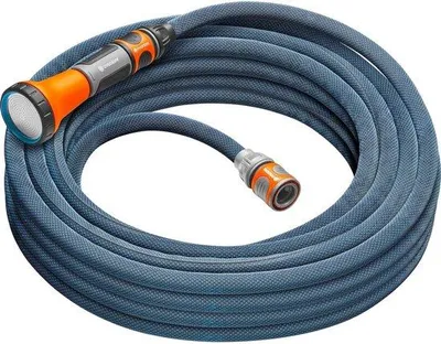 Image de Tuyau d'arrosage robuste 1/2 pouce - 15 m - résistant aux intempéries - tissu textile