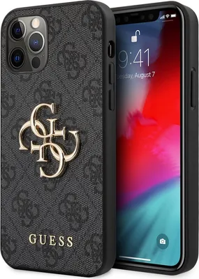 Obrázek produktu pro Guess, ochranné pouzdro pro iPhone 12 Pro Max model 4G, šedé