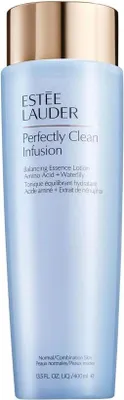 Obrázok produktu pre Estée Lauder Perfectly Clean Infusion Balancing Essence Treatment Lotion, Pleťová voda, Ženy, 400 ml, Zmiešaná pleť, Normálna pleť, Revitalizačný, Vyhladenie, Fľaša