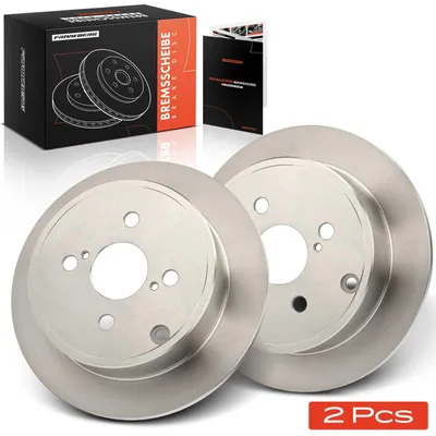Produktbild von Frankberg 2x Bremsscheiben Hinterachse für Toyota Corolla Kombi Stufenheck Verso Yaris 1999-2008