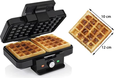 Produktbild von Tristar WF-1165 Waffeleisen - 1,54 kg - 247 mm - 124 mm - 240 mm - 1,74 kg - 1000 W (WF-1165)