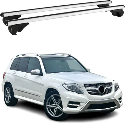 Produktbild von Dachträger Grundtäger für Mercedes GLK Klasse X204 2008-2015 75kg Silber Alu 2x