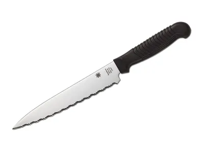 Produktbild von Spyderco Kochmesser Allzweckmesser 6" Serrated Feststehend MBS-26