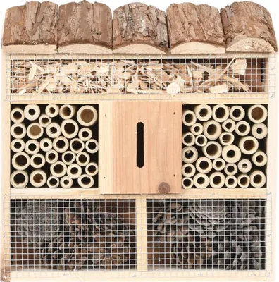 Obrázek produktu pro vidaXL Hmyzí hotel 30x10x30 cm Jedlové dřevo