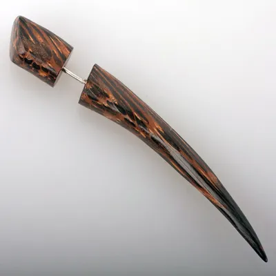 Produktbild von Fake Dehnungsstab Piercing Dehnstab Expander aus Holz