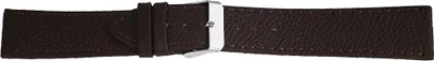 Produktbild von Basic Echtleder Armband in braun, genarbt, flach, 22 mm