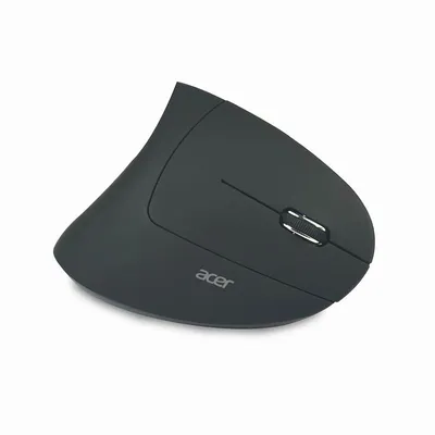 Produktbild von Acer HP.EXPBG.009, rechts, Vertikale Ausführung, Optisch, RF Wireless, 1600 DPI, Schwarz