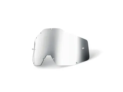 Produktbild von 100% Gen 1 Replacement lens unis red - verspiegelte Ersatzscheibe für MX/MTB-...