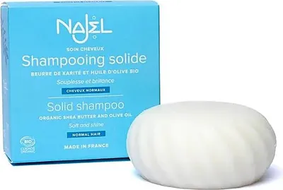 Produktbild von Najel festes Shampoo mit Karitébutter BIO -- 75g online bestellen