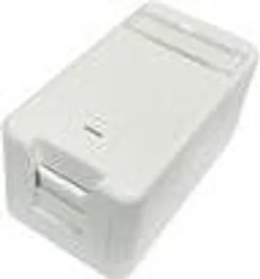 Produktbild von Lanview LVN127766, RJ-45, Schrauben, Weiß, Kunststoff, 25 g, 29 g
