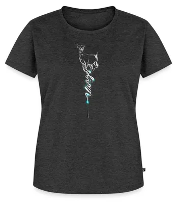 Produktbild von Spreadshirt Harry Potter Hirschkuh Patronus Frauen Premium T-Shirt, S, Anthrazit meliert