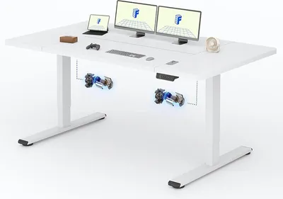 Obrázek produktu pro Elektrický nastavitelný stůl QB2W-1670-EUV1, 160 x 70 cm, bílý