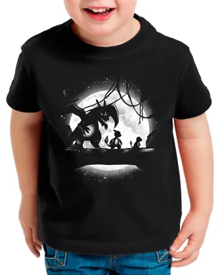 Produktbild von BaumwolleCloud Fire Evolution Kinder T-Shirt monster game online