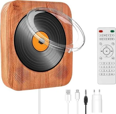 Produktbild von Discman – Tragbarer CD-Player – Wiederaufladbar – für Ohrhörer und Kopfhörer