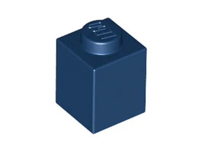 Image de Lego® 50 pièces 3005 Brick 1x1 Part Basic briques 50 bleu foncé