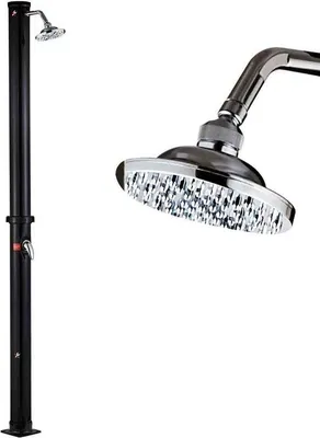 Produktbild von Famanu Außendusche Solar - 20 Liter, drehbare Dusche, modernes Design
