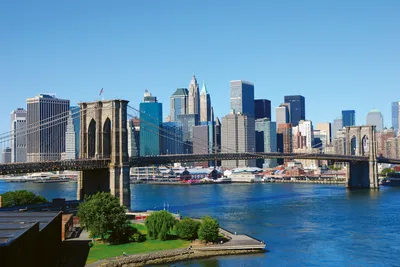 Produktbild von Fototapete - Brooklyn Bridge 1 375x250cm - Vliestapete