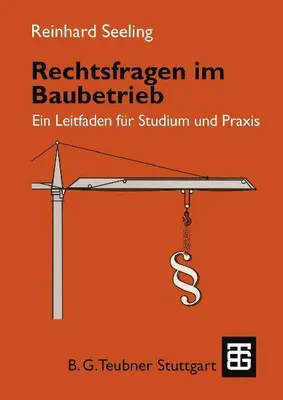 Produktbild von Rechtsfragen im Baubetrieb