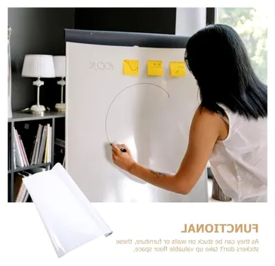Produktbild von Selbstklebende Whiteboard-Aufkleber für Klassenzimmer und Unterrichtsnotizen