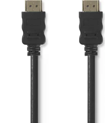 Image de Câble HDMI haute vitesse NEDIS 4K 3D Ethernet plaqué or 40 m noir CVGT34620BK400