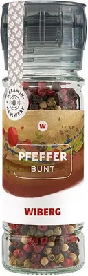 Produktbild von Wiberg-Gewürzmühle Pfeffer bunt, ganz 43g