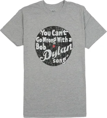 Obrázek produktu pro Bob Dylan - Tričko "You Can't Go Wrong" pro muže/dámy Uni RO6245 (M) (Grey)