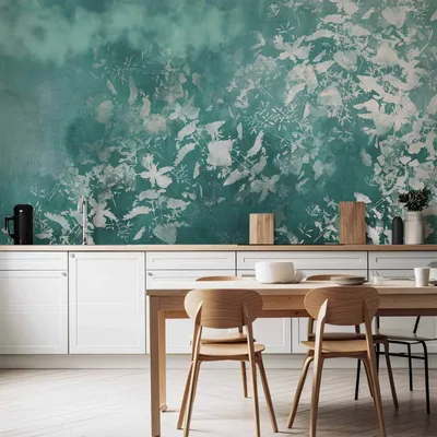 Produktbild von Vlies Fototapete - Blue Garden 350x256 cm Blätter b-A-0851-a-a