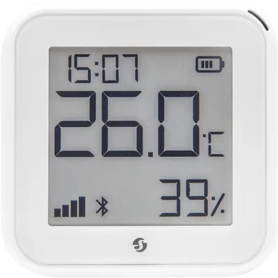Zdjęcie produktu dla Shelly H&T Gen3 – inteligentny czujnik temperatury i wilgotności.