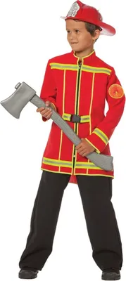 Image de Pompier Jas Garçon Rouge 152