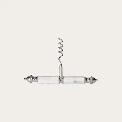 Image de KEYHOMESTORE | Décapsuleur en métal avec poignée en nacre