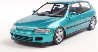 Produktbild von Solido 421186487 Honda Civic EG6 1991 grün metallic 1:18
