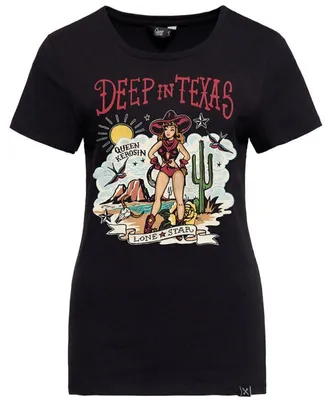 Produktbild von Queen Kerosin T-Shirt - Deep In Texas Schwarz M