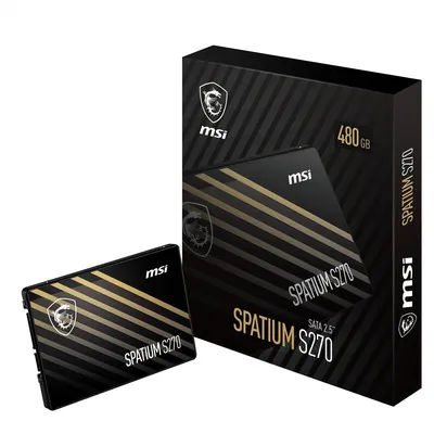 Produktbild von MSI Spatium S270 SATA 2.5 480GB, 480 GB, 2.5", 6 Gbit/s
