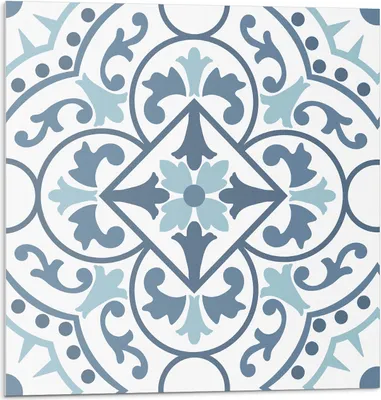 Immagine prodotto di Motivo vegetale in ornamento - Piastrelle autoadesive - Piastrelle da parete - Pannelli da parete - Piastrelle autoadesive per bagno - Piastrelle autoadesive per cucina - Carta da parati autoadesiva per parete - Decorazione murale -20 Unità 20 x 20 cm