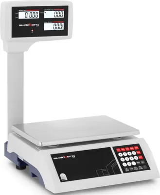 Immagine prodotto di Bilancia di controllo Expondo Steinberg Systems - 30 kg / 5 g - 31 x 21 cm - 6 display LCD alto