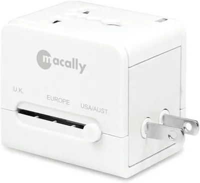 Produktbild von Macally Universal-Reiseadapter für Apple-Geräte – für iPhone/iPad/iPod