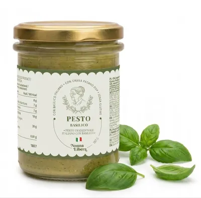 Produktbild von Basilikum-Pesto 180 g – Nonna Libera