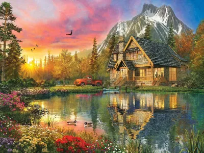 Productafbeelding van 1000 Stukjes Puzzel Landschap