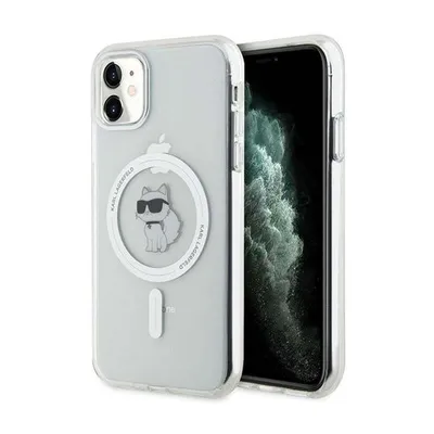 Produktbild von Karl Lagerfeld KLHMN61HFCCNOT iPhone 11 /Xr /transparent hardcase IML Choupette MagSafe Schutzhülle
