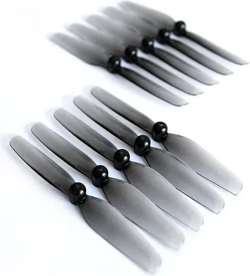 Produktbild von HQProp 65mm Micro 2 Blatt Propeller 10 Stück 1.5mm Grau