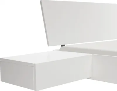 Produktbild von HASENA Fine Line Nachttisch Caja weiß deckend